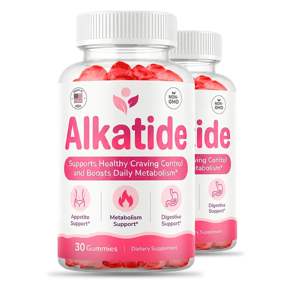 AlkaTide plant-based metabolism and weight management supplement bottles