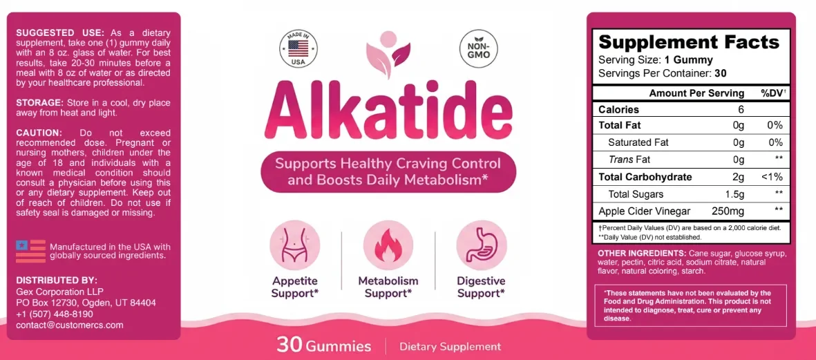 AlkaTide ingredients — green tea extract, guarana, African mango, eleuthero, astragalus and grape seed extract